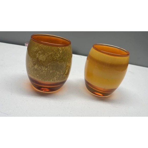 Venus Single Solar System Planet Glass Outer Space Votive Holders - Set of 2 - Picture 3 of 4